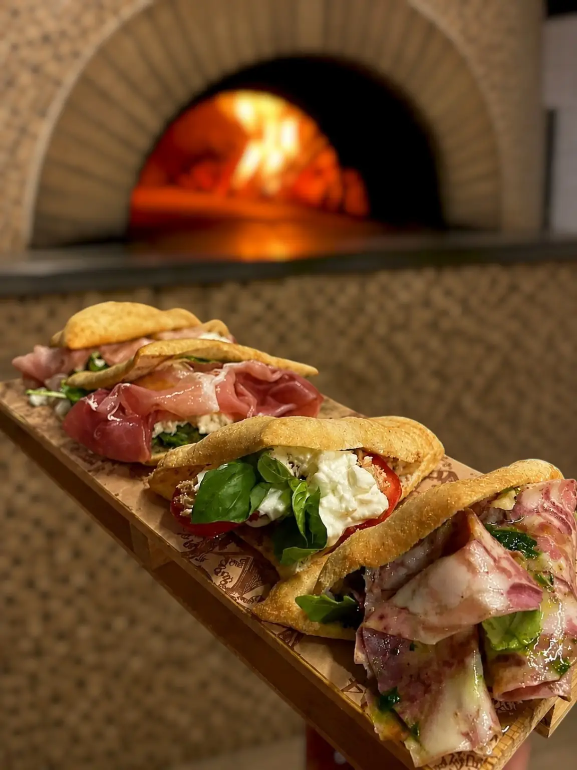 Specialità davanti al forno